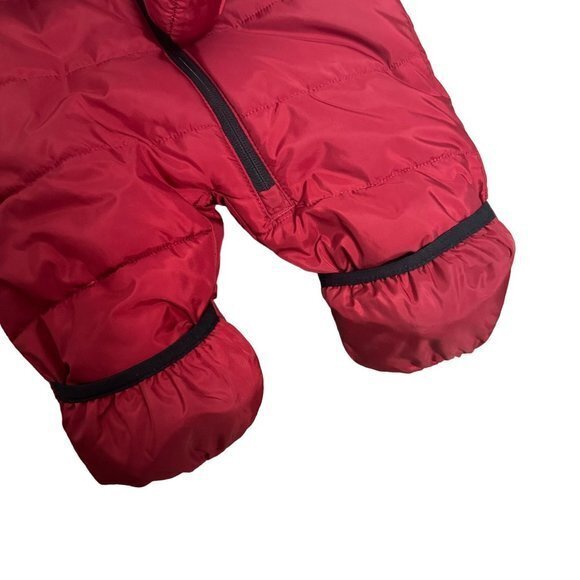 Jordan Infant Baby 9m Red Zip Front Jumpman Puffer Snowsuit 556578 - Picture 6 of 9